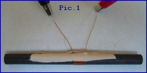 ferrite rod with conventional winding